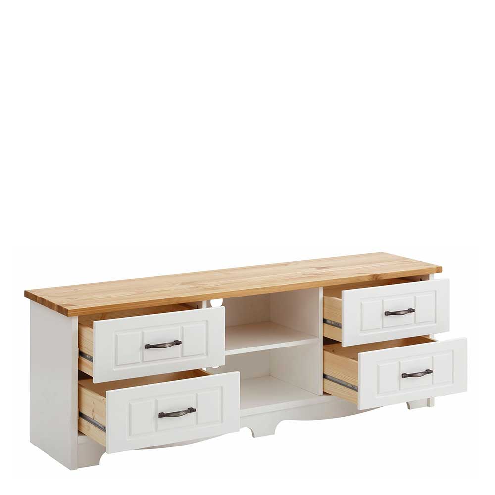 Landhaus TV Bank mit Schubladen - Ribeiro