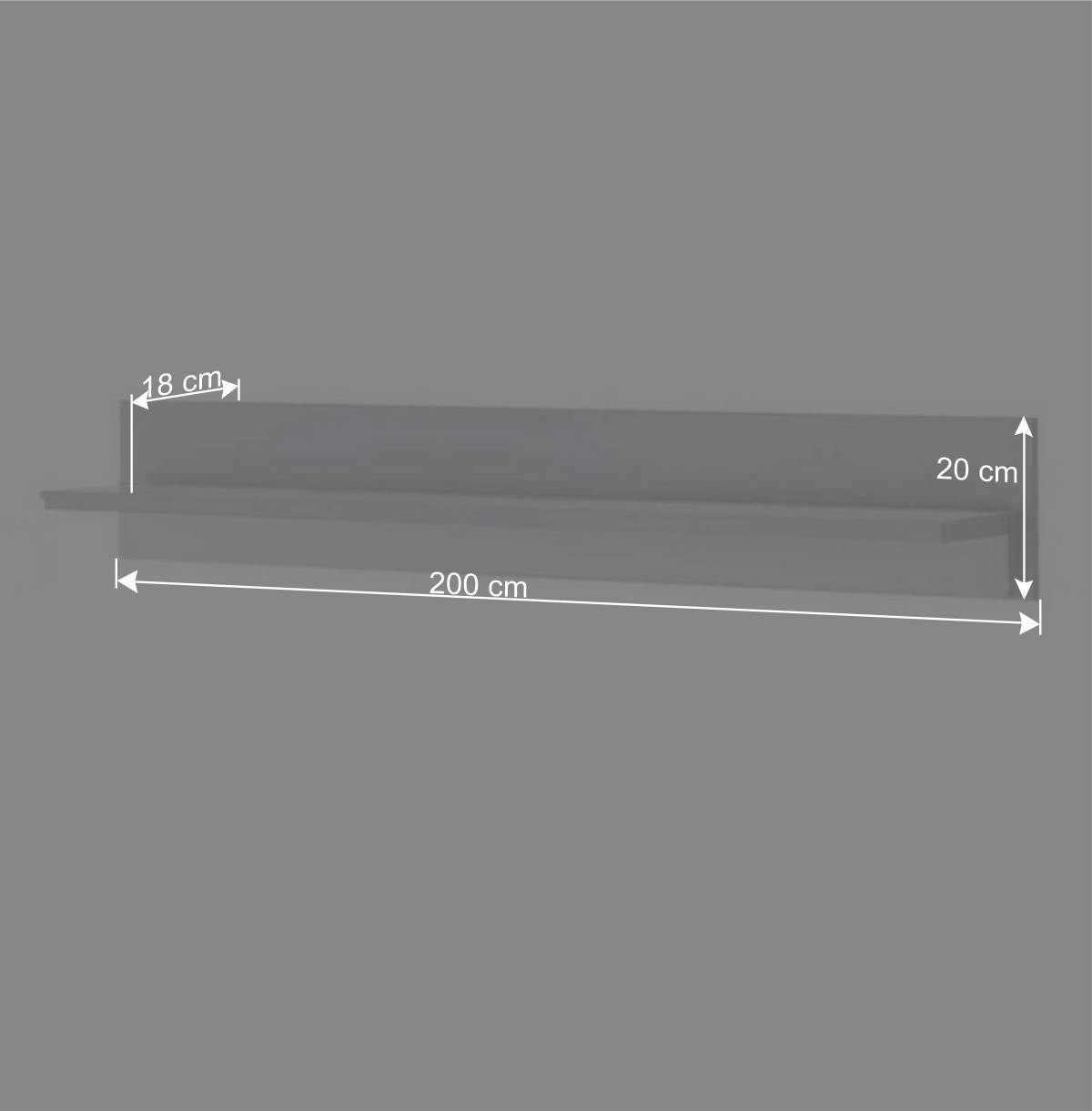 TV Lowboard & Highboard & Regal Set - Tirol (dreiteilig)