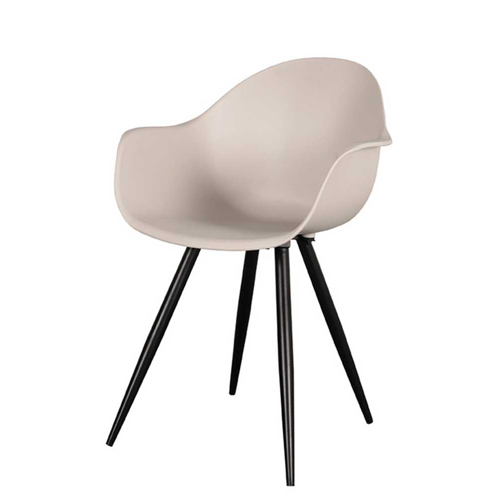 Schalenstühle in Beige - Ruffos (2er Set)