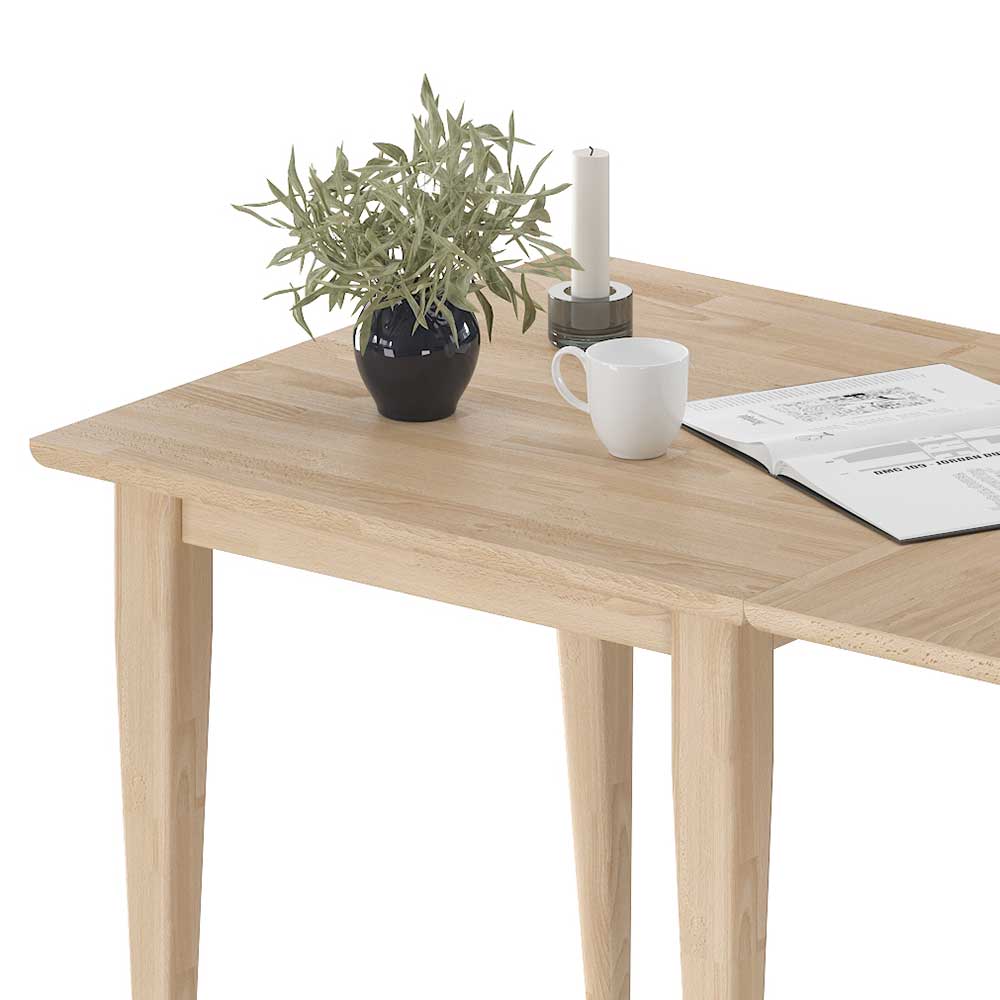Holz Küchentisch mit Klappe aus Eiche - Emplova