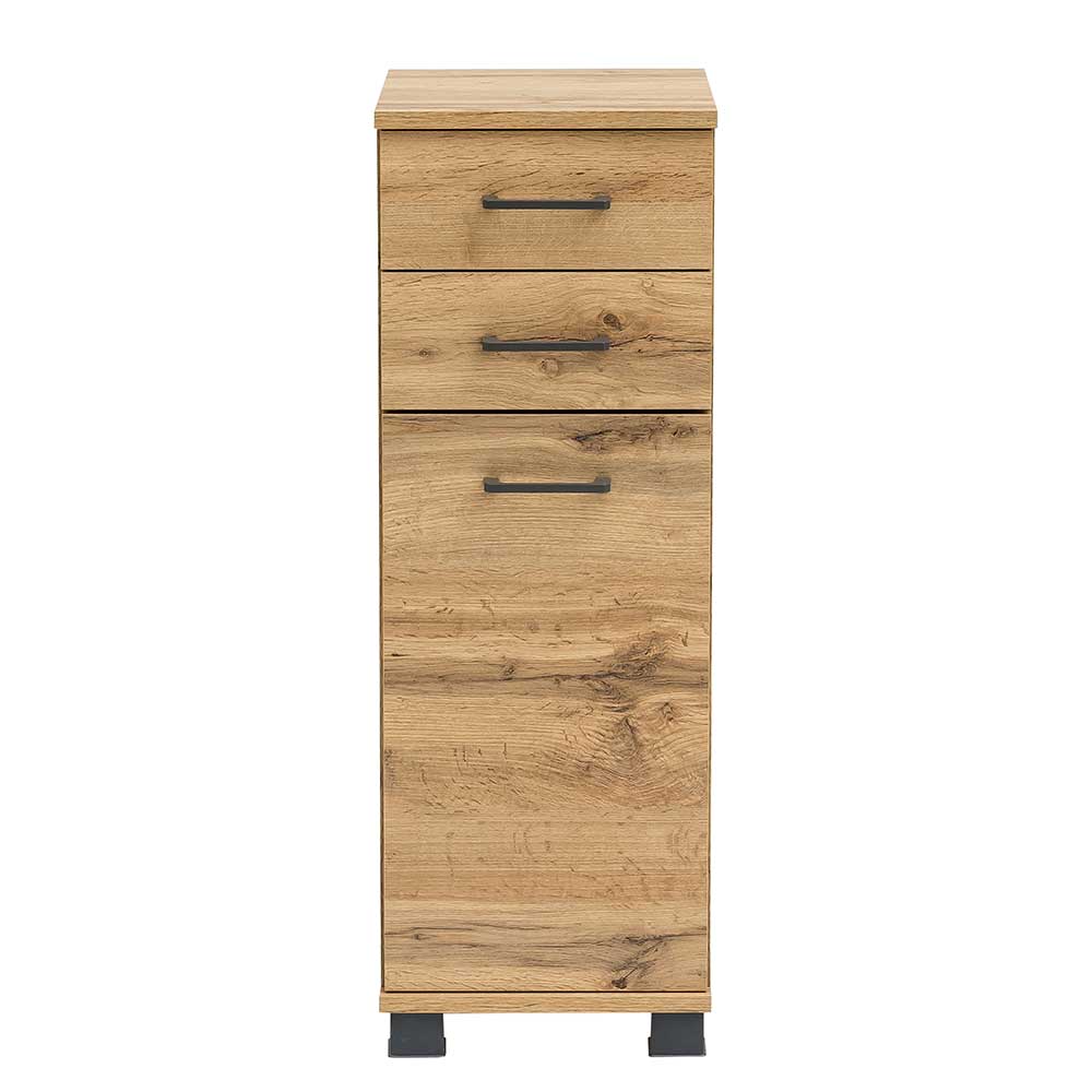 31x89x33 Günstiger Badschrank in Wildeiche Touchwood NB - Jessmi
