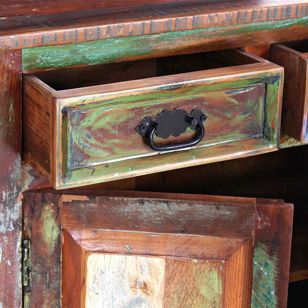 160x80x40 Shabby Chic Sideboard auf Sockel - Jamaica