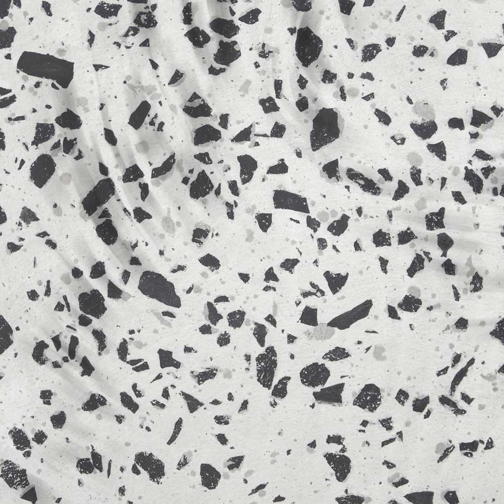 Beistelltisch aus Faserzement Terrazzo Weiß - Vin