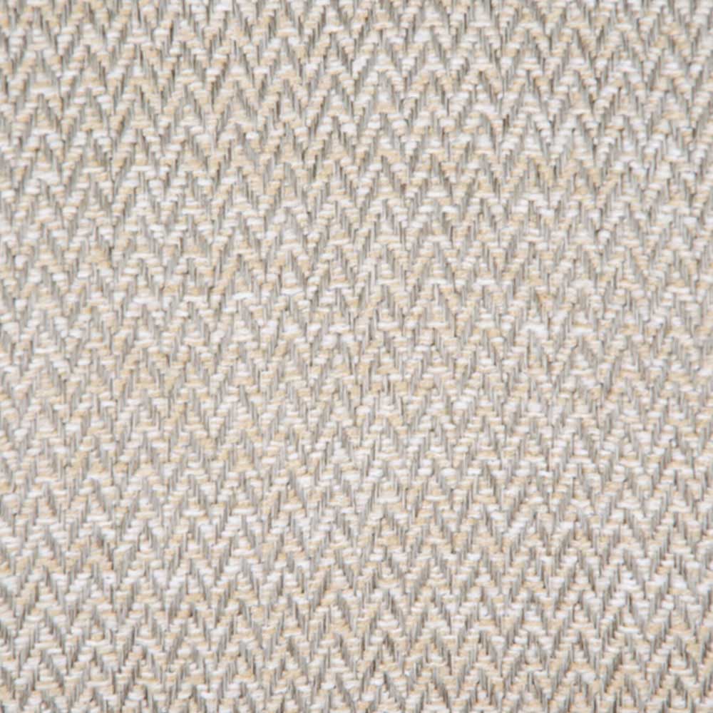 Bequemer Strukturstoff Sessel in Creme - Caldron