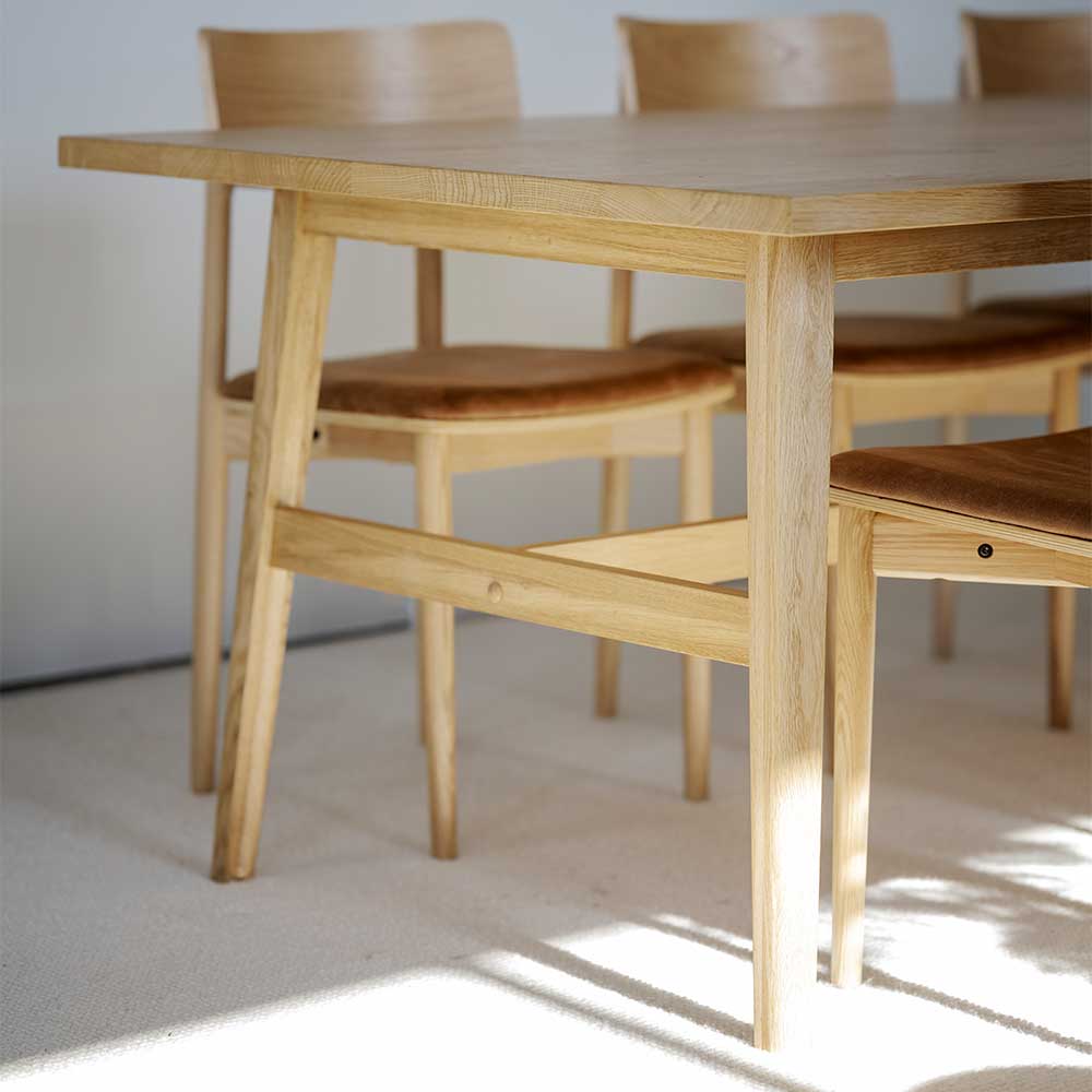 Großer Tisch 220 cm in Eiche - Congada