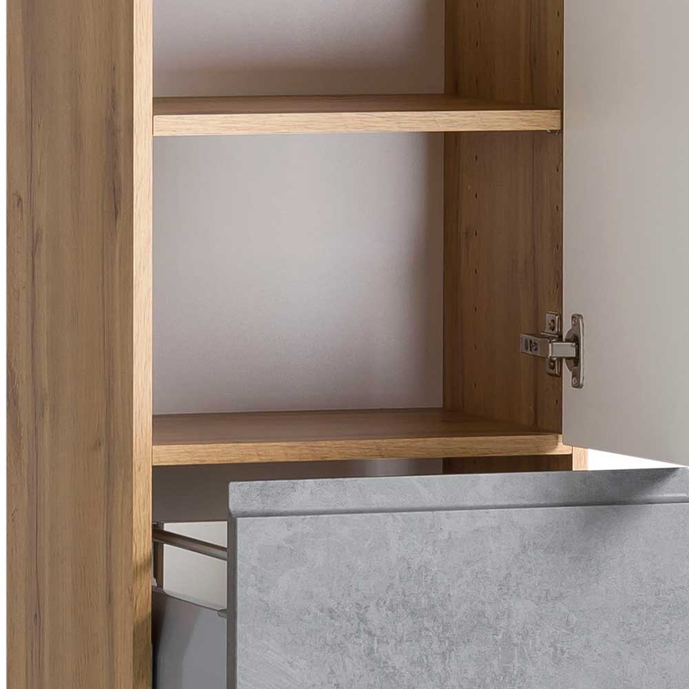 Waschtisch Kombi plus Hochschrank - Mia (dreiteilig)
