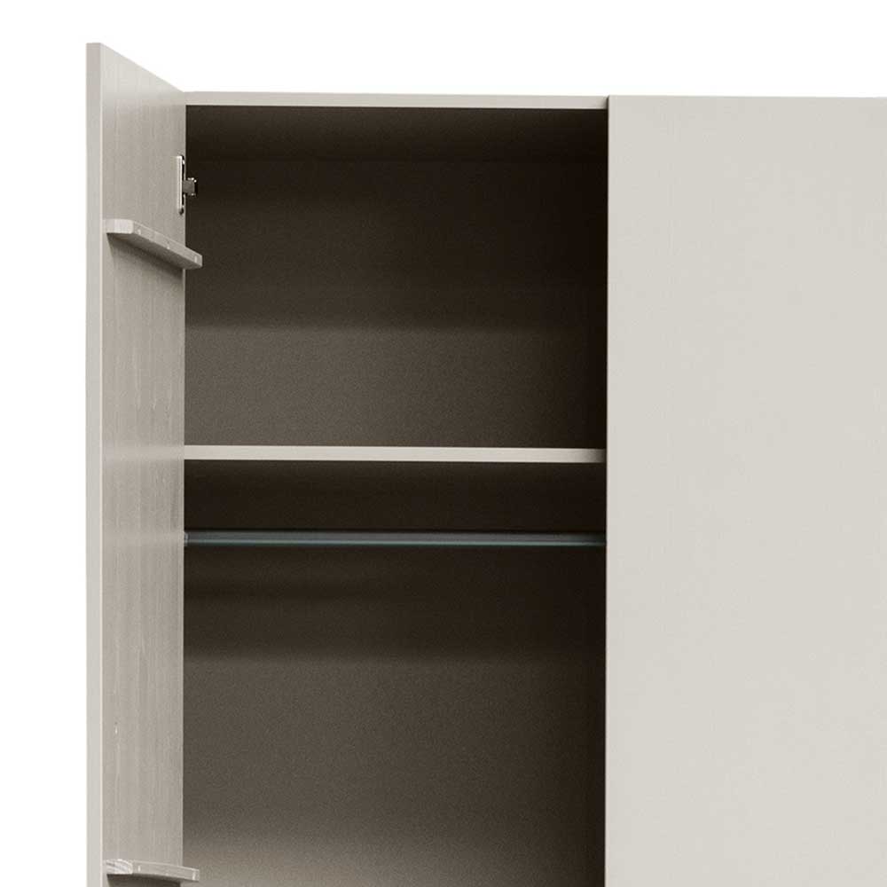 Kleiderschrank in Hellgrau - Anela