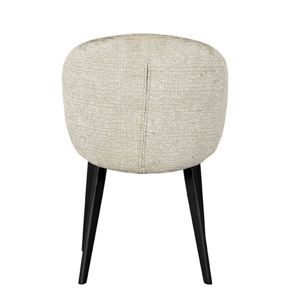 Struktursamt Polsterstühle in Beige - Hakamo (2er Set)