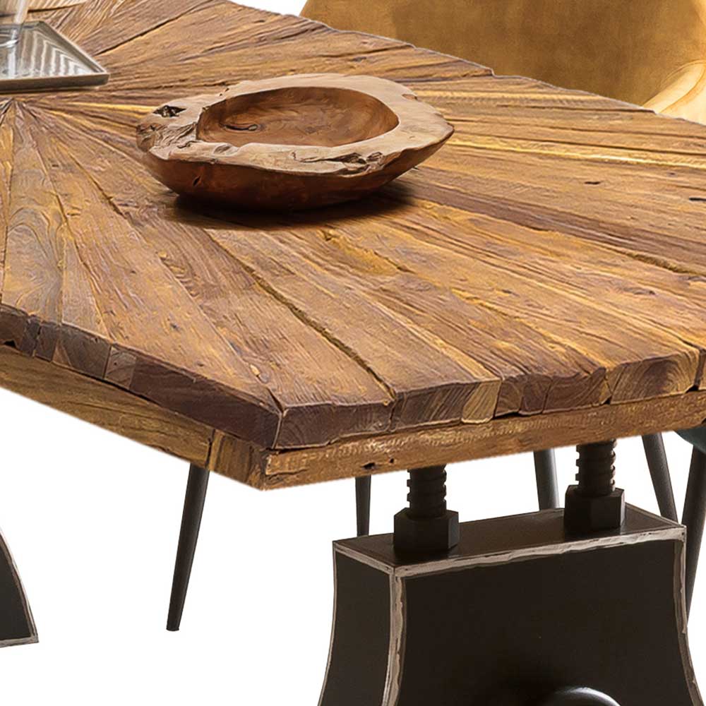 Design Esszimmertisch aus Teak Recyclingholz - Rensing