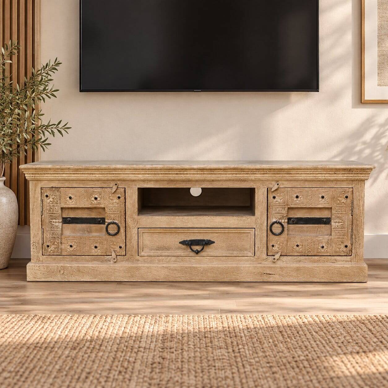 TV Unterschrank im Shabby Chic Stil - Abid