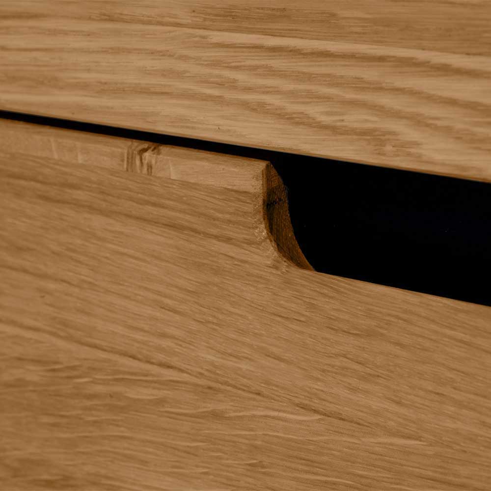 102x148x42 Highboard mit Glas Einsatz - 4-türig - Sennya