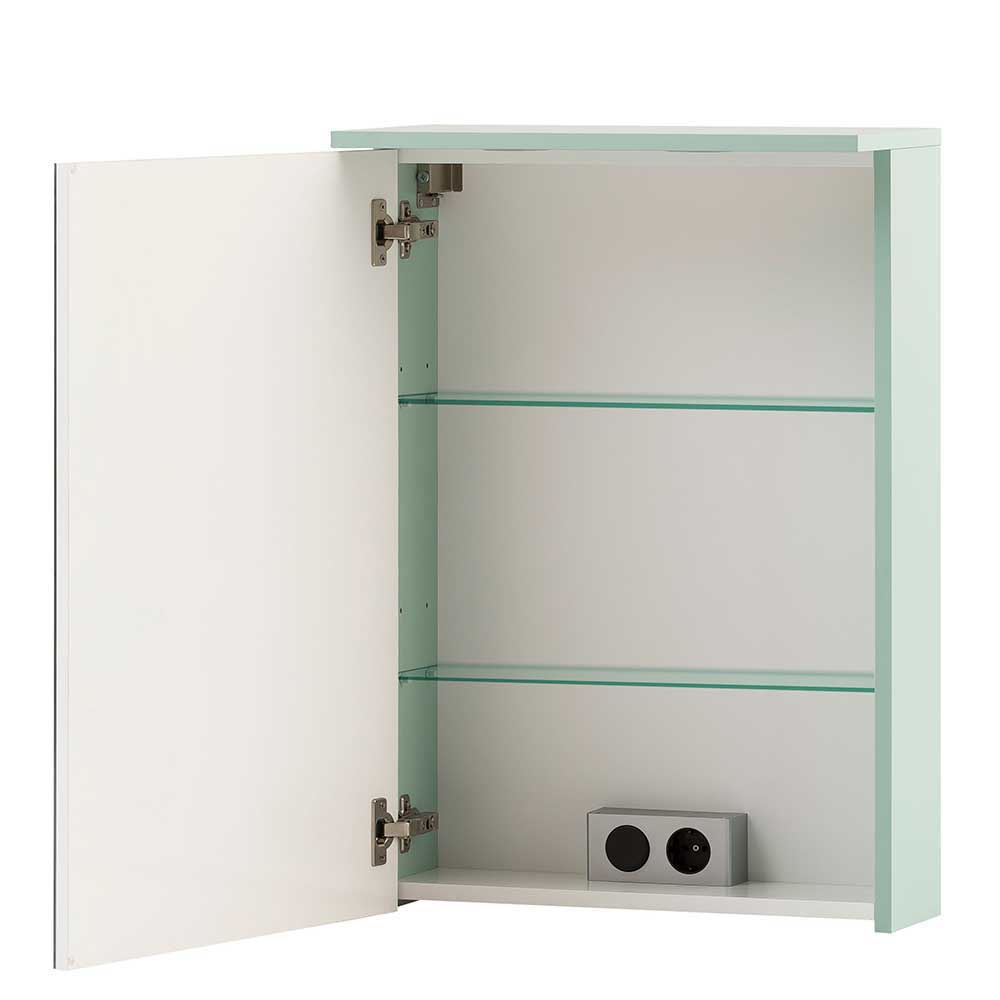 Set Badschränke in Mint Grün & Gold - Aparcian (dreiteilig)