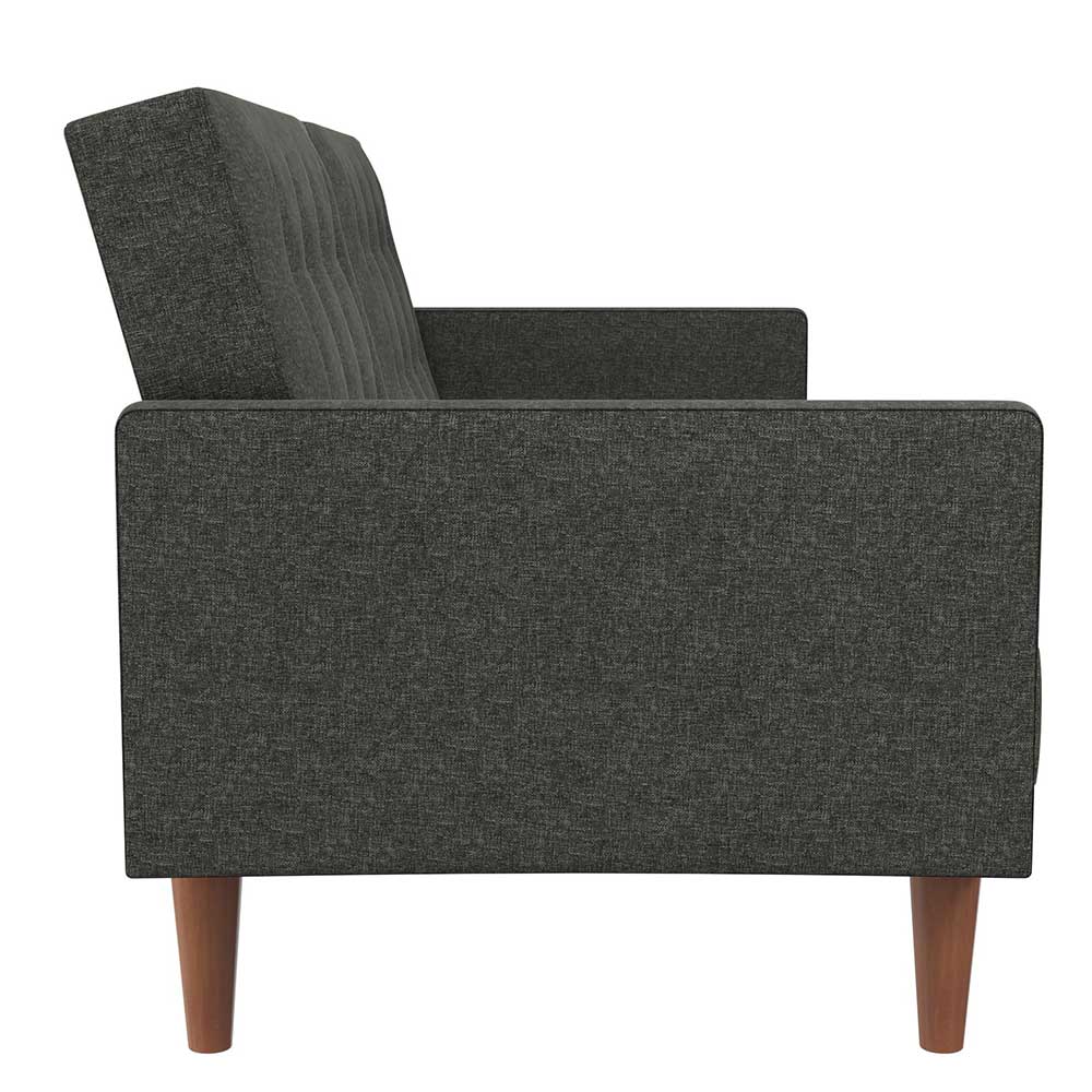 Schlafcouch in Grau Stoffbezug - Croadiva