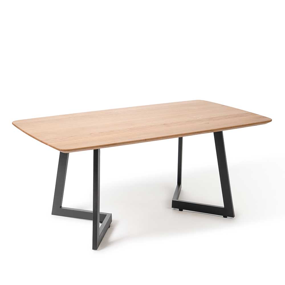 Wohnzimmer Holztisch mit Schweizer Kante - Fresca