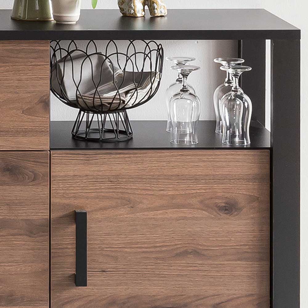 160x90x45 Sideboard mit zwei offenen Fächern - Dudleys