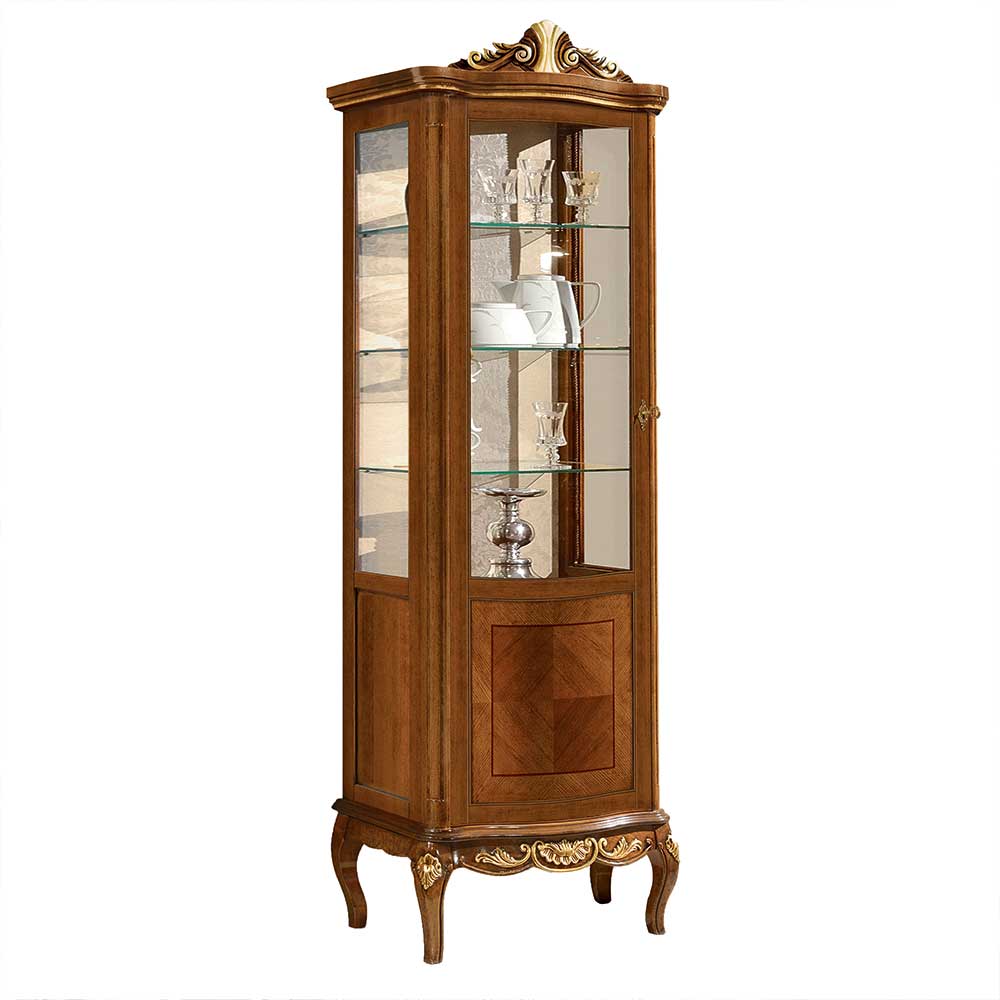 64x199x40 1-türige Vitrine im Italienischen Stil - Aciara