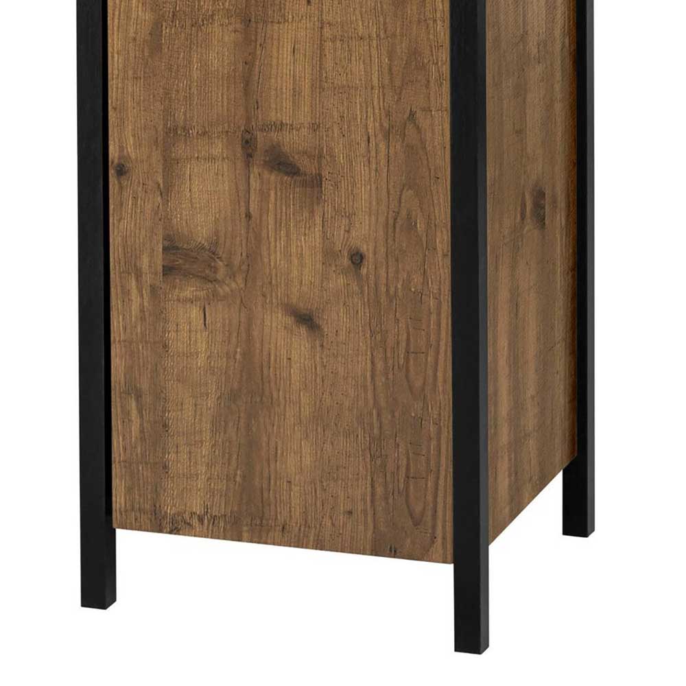 Badezimmer Hochschrank in verwitterter Holzoptik - Cosima