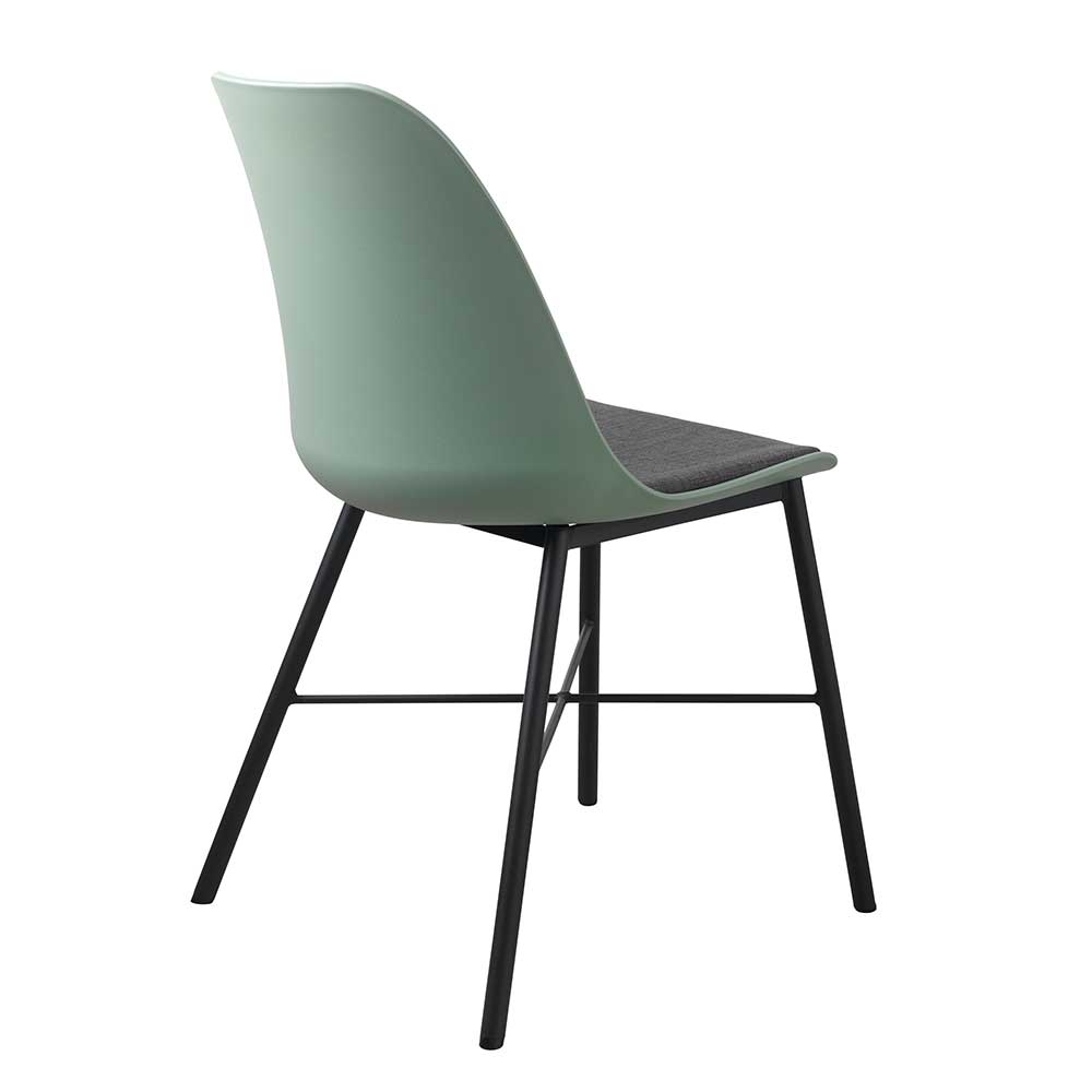 Küchenstühle in Mint Grün & Grau - Livanov (2er Set)