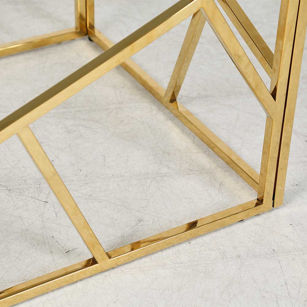 Eleganter Couchtisch aus Rauchglas - Navugada