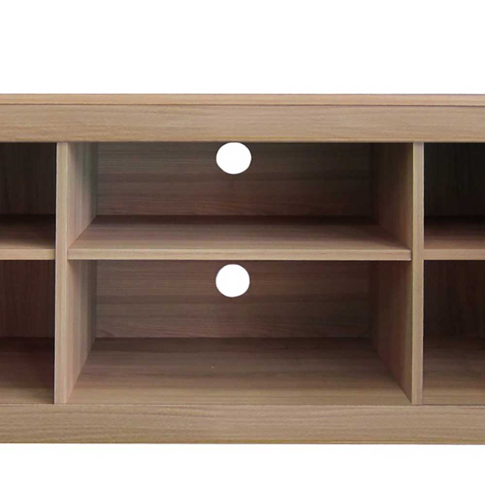 Eichefarbenes Landhaus TV Board 120x58x39 cm - Eliandas