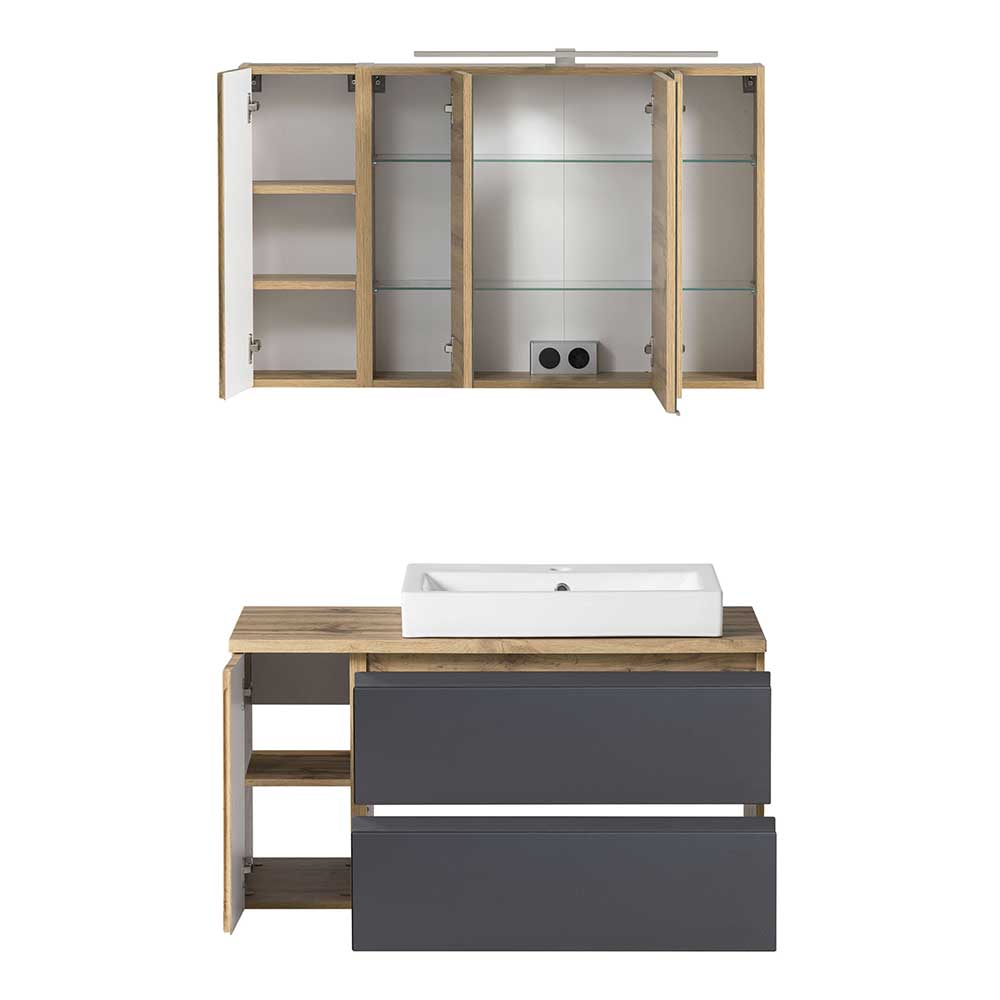 Badezimmer Waschplatz 105 cm breit - Jambi I (zweiteilig)