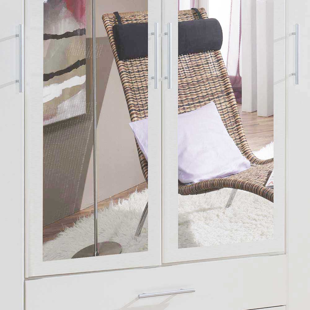 4-türiger Kleiderschrank 179 cm breit - Devanico