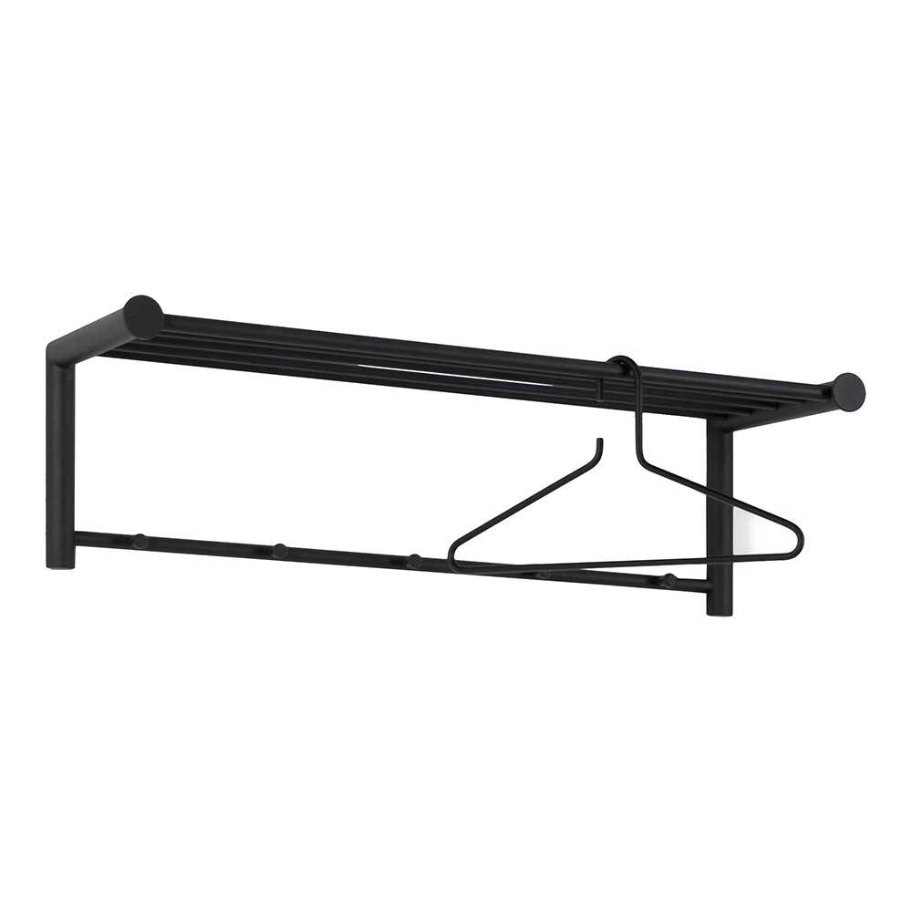 Stahl Hängegarderobe in Schwarz - Sortho