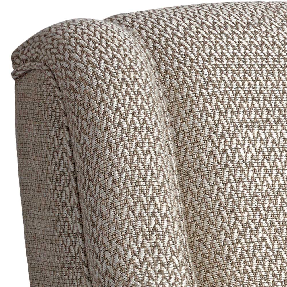 Wohnzimmersessel in Beige Strukturstoff - Rudolf