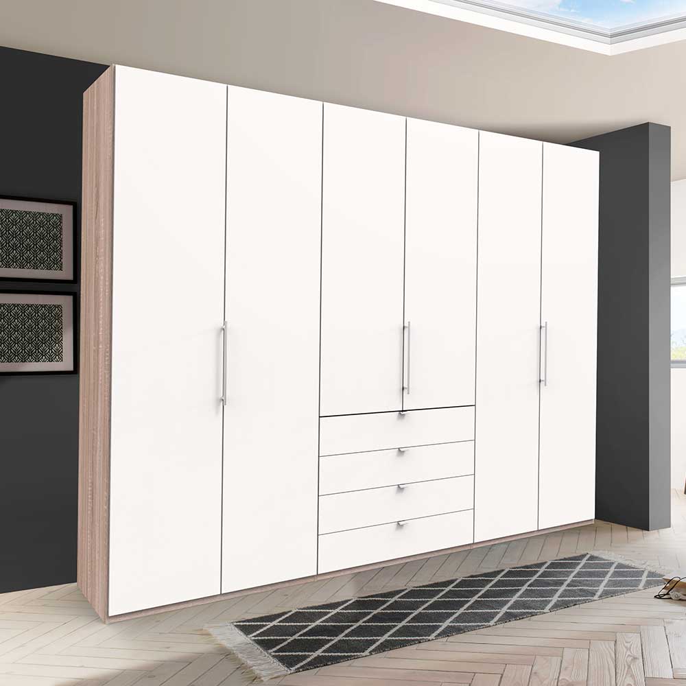 Schlafzimmer-Kleiderschrank mit vier Schubladen - Vaclyn
