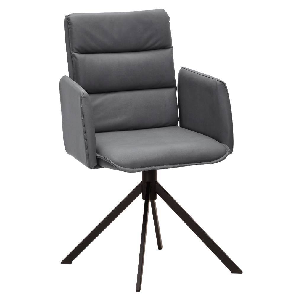 Moderner Tischsessel mit Metallgestell - Magnus