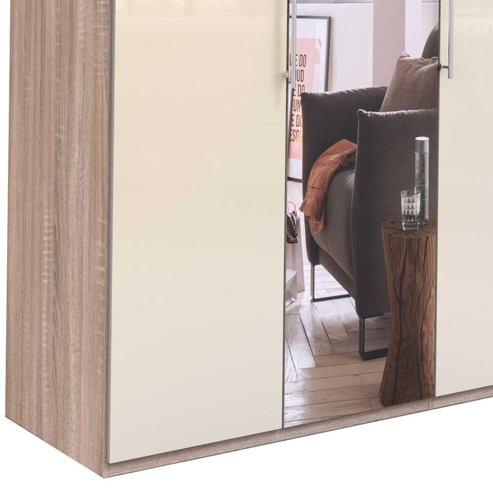 Schmaler Schlafzimmer Schrank mit Spiegel - Rativian