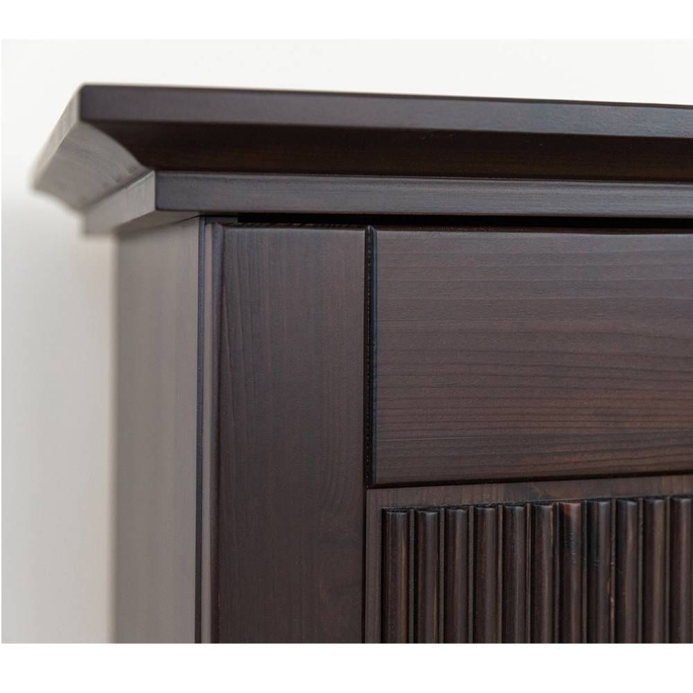 Modern Country Sideboard in Dunkelbraun - Nauizia
