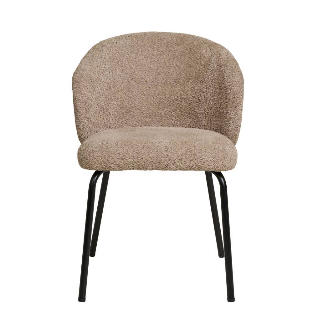 Boucle Polsterstühle in Beige - Runicava (2er Set)