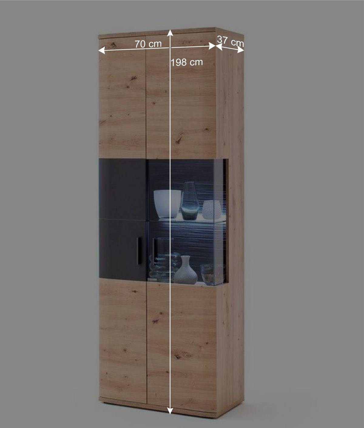 Topp Design Anbauwand Set - Vecenda (dreiteilig)