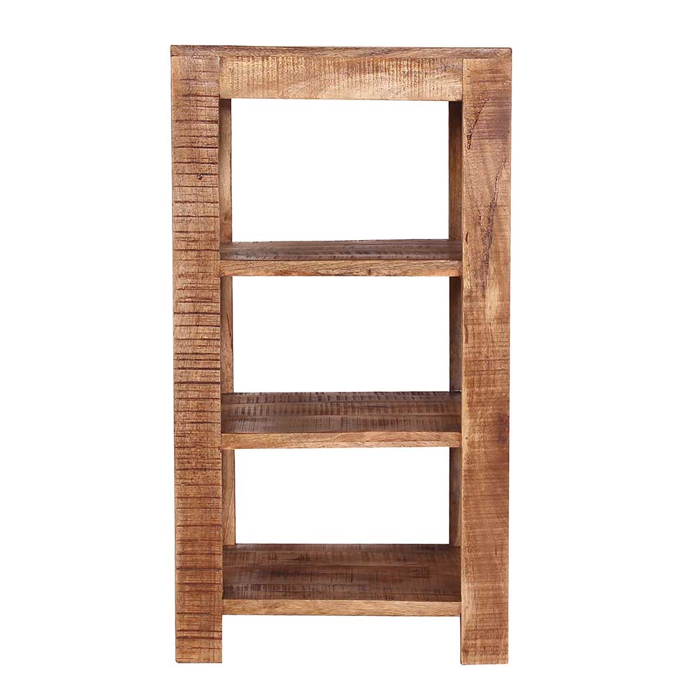 44x80x44 Offenes Regal aus Mangobaum Massivholz - Bensez