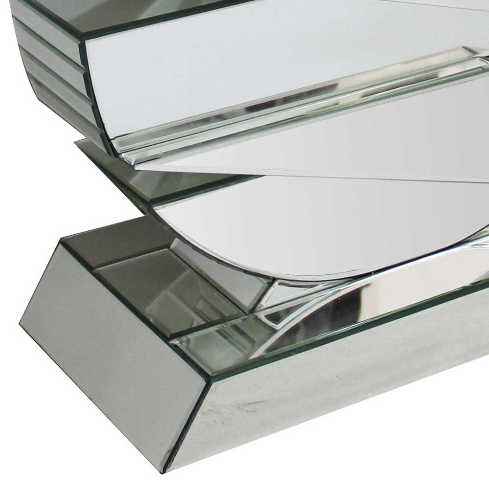119x80x35 Design Konsoltisch in Spiegel Optik - Maroco