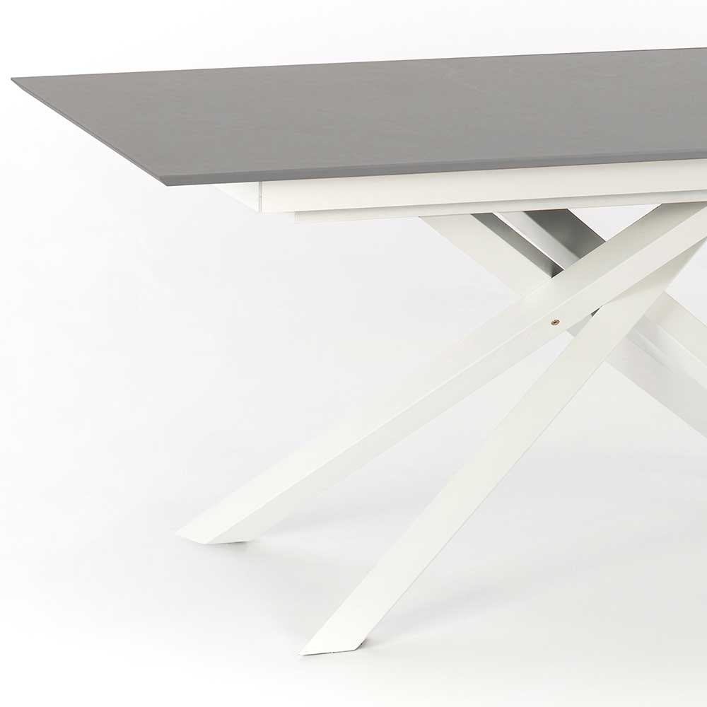Topp Esszimmer Tisch in hellem Grau - Graziello