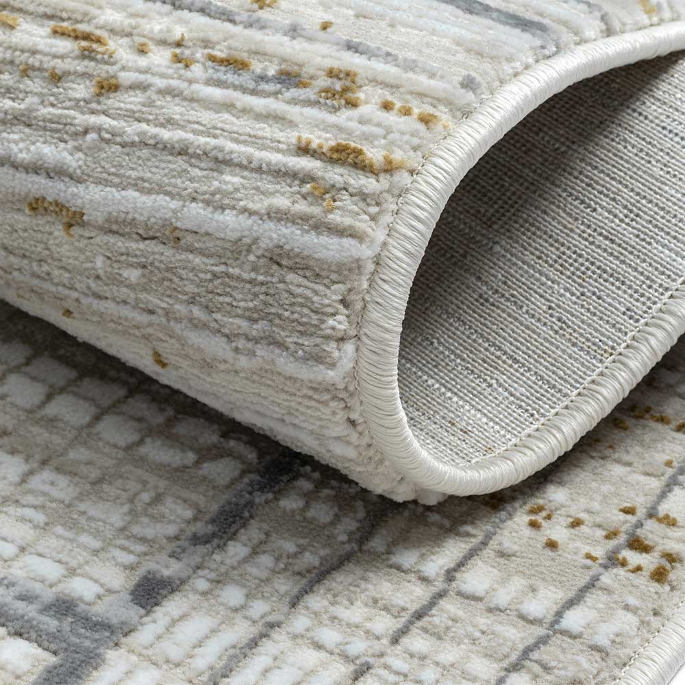 Rechteckiger Teppich mit Hoch Tief Struktur - Fermona