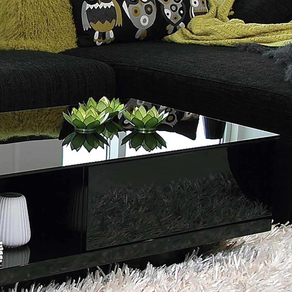 120x60 Hochglanztisch fürs Wohnzimmer - Vulcanello