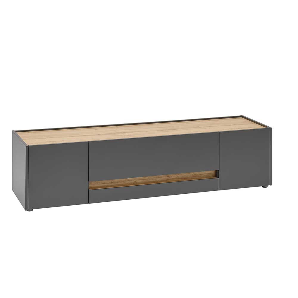 TV Lowboard mit Griffmulden - Ahilav