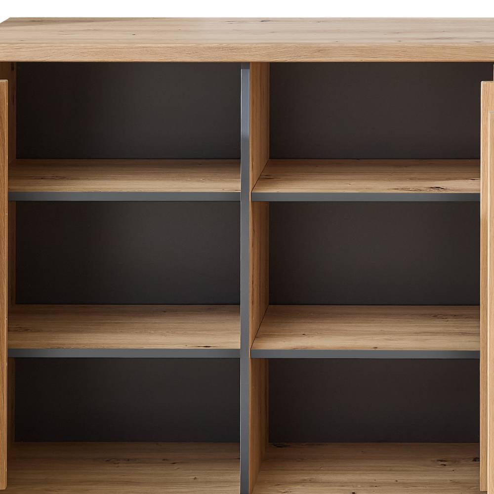 Sideboard in Wildeiche teilmassiv - Maineka