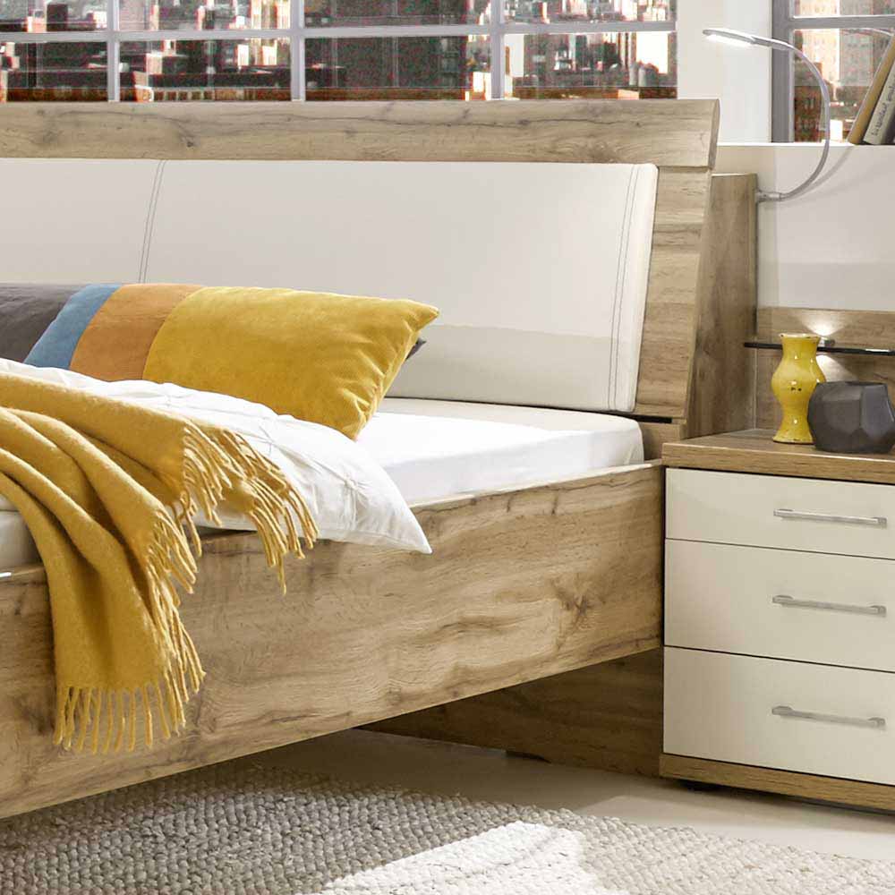 Schlafzimmermöbel Neriman mit Stauraumbett (vierteilig)
