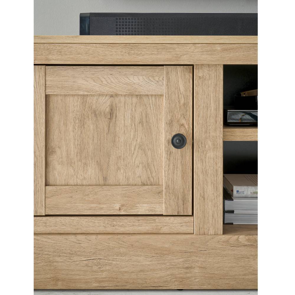 Landhaus-TV-Lowboard in Eiche Gold - Hengas
