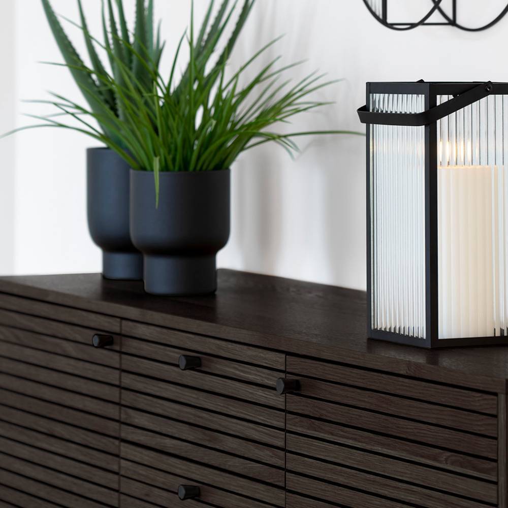 Sideboard mit dunklem Furnier in Braun - Wega