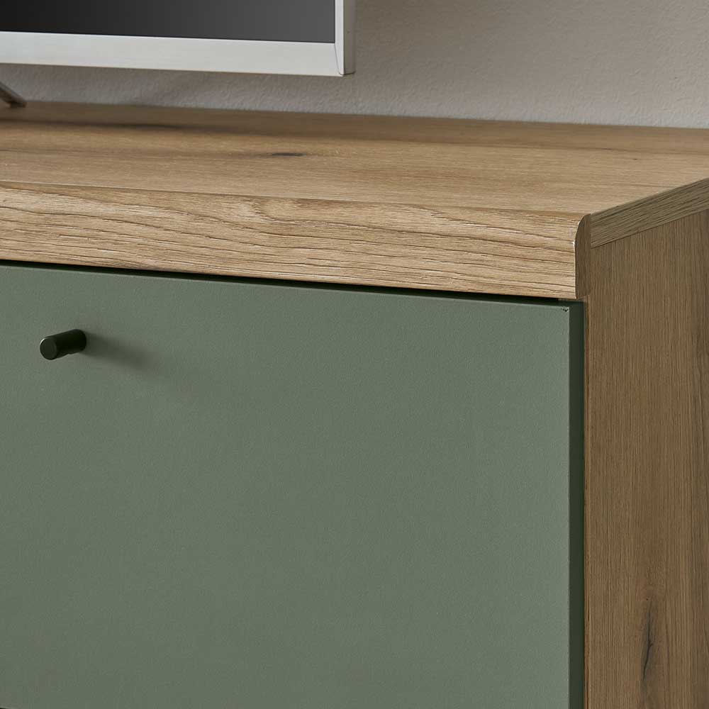 TV Unterschrank in Graugrün - Oliva