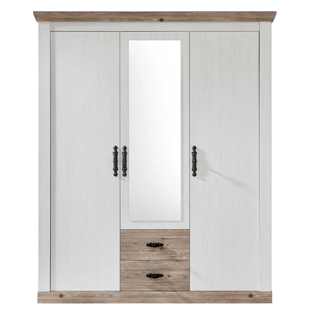 Country Schlafzimmer Schrank 169cm breit - Nedita