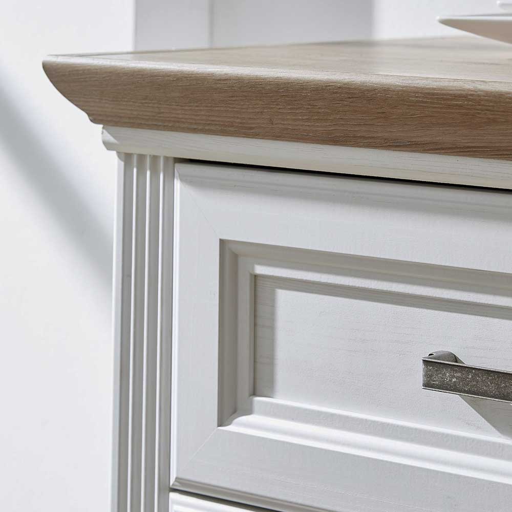 171x102x48 Sideboard in Weiß & Eiche - Sinolita