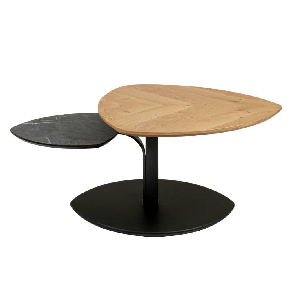 Design-Sofatisch mit zwei Platten - Malivio