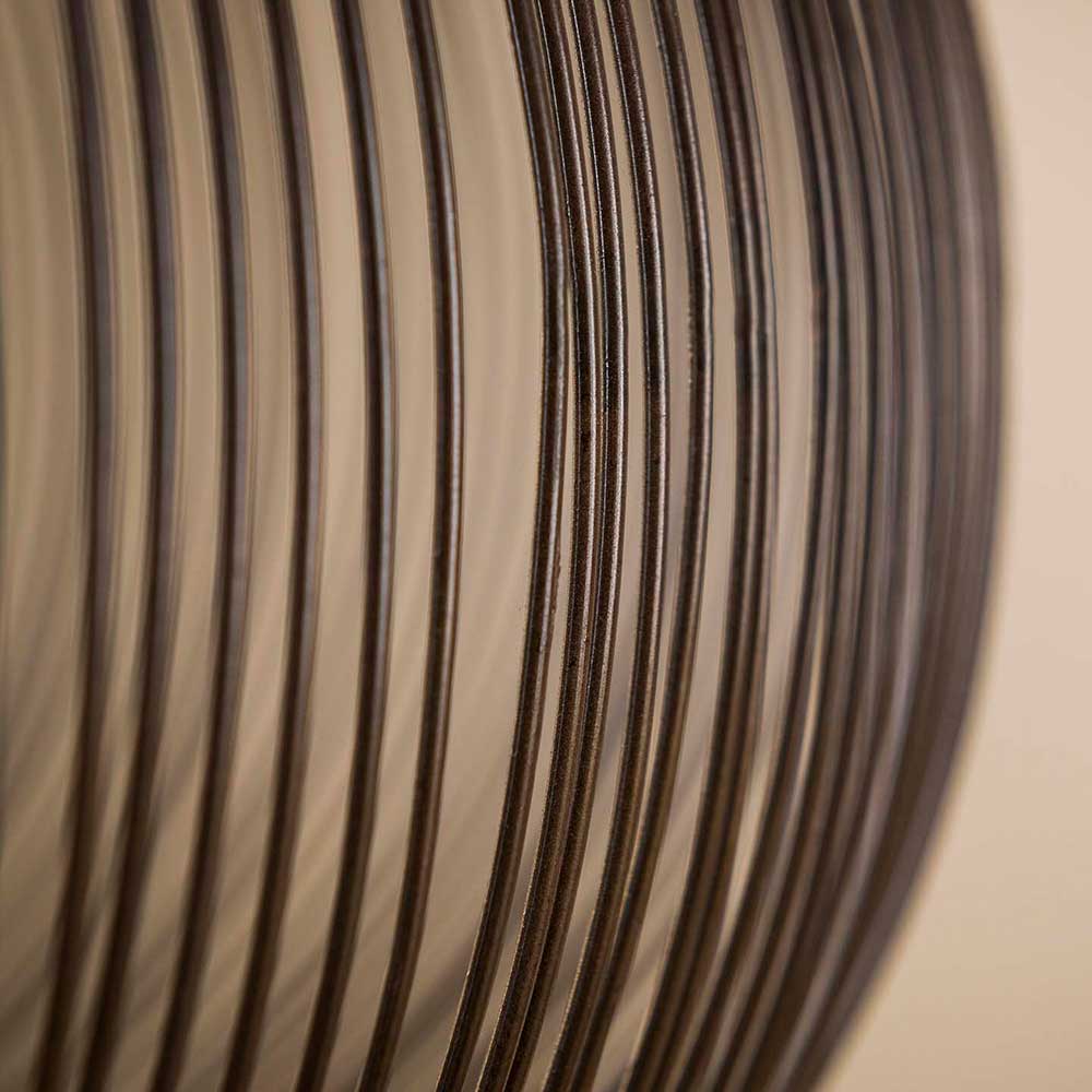 Hängeleuchte in Schwarz Nickel Metall - Kumar