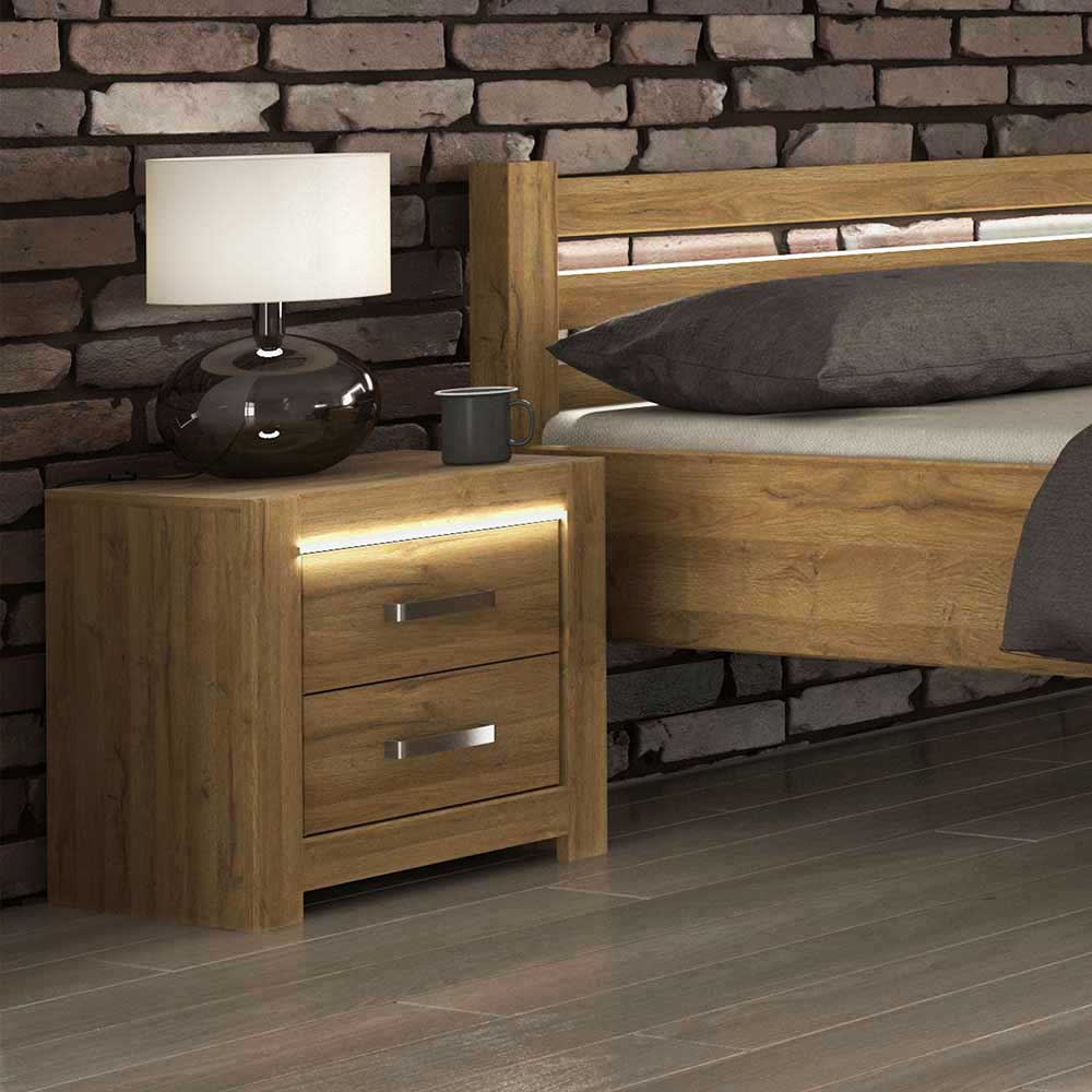 Set 180x200 Bett & Schrank - Fagason (vierteilig)